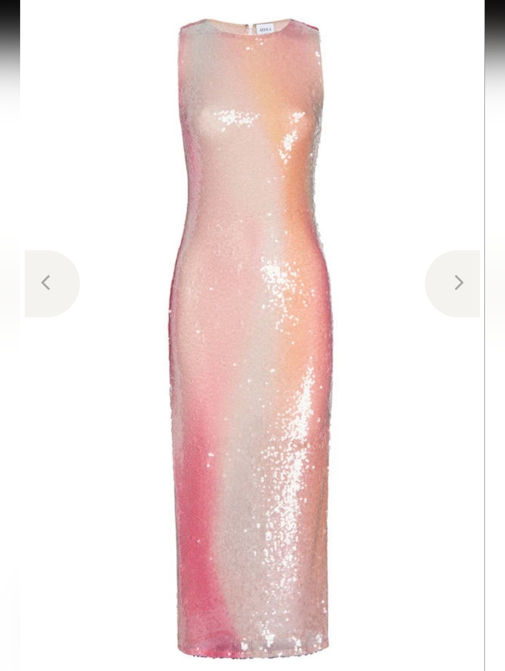 Misa Los Angeles Pink Ombre Sequin Maxi Dress - Picture 4 of 6